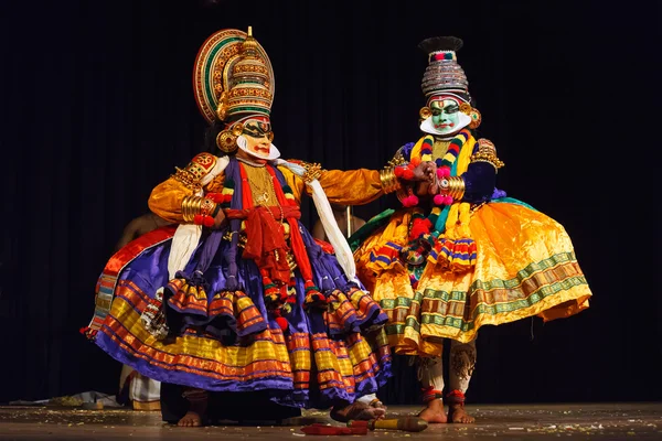 Kathakali tanzen. bhava bhavanam Festival. September 2009. chenna — Stockfoto