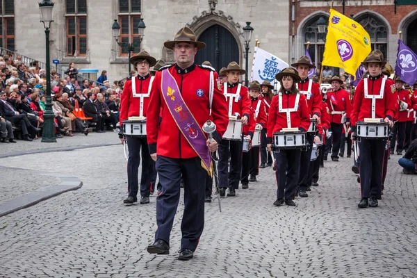 Procession du Saint Sang le jour de l'Ascension à Bruges (Bruges ) — Photo