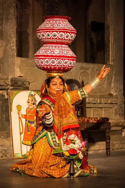 Bhavai danza del Rajasthan, India — Foto Stock