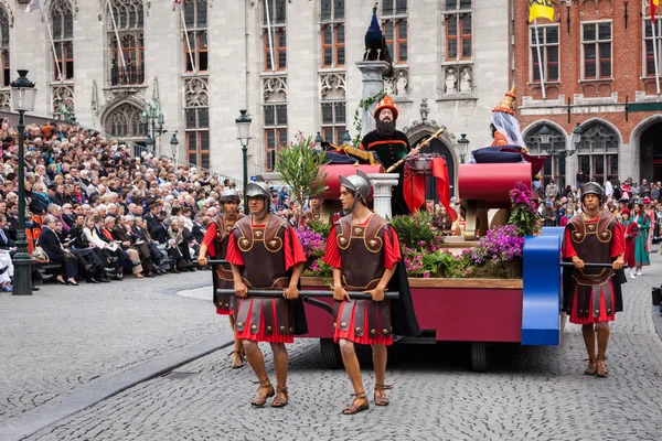 Procession of the Holy Blood on Ascension Day in Bruges (Brugge) — Stock Photo, Image