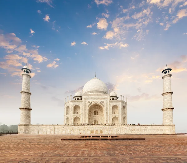 Taç mahal, agra, Hindistan — Stok fotoğraf