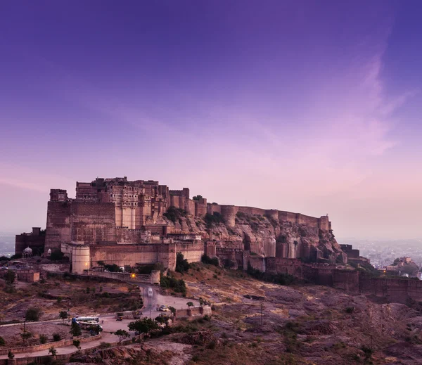 Mehrangarh 요새, 조 드 푸 르, 라자 스 탄, 인도 — 스톡 사진