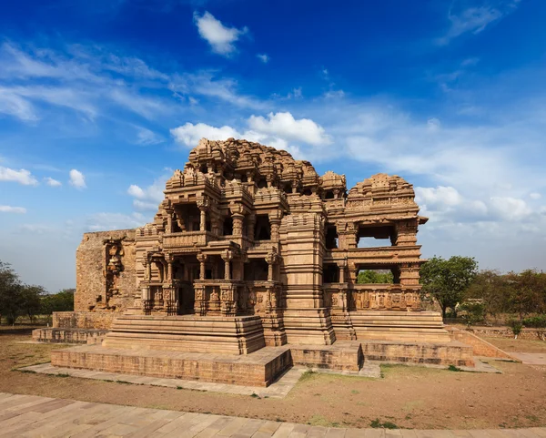 Świątynia sasbahu w gwalior fort — Zdjęcie stockowe