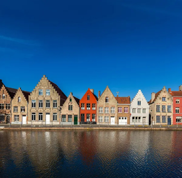 Avrupa şehri. Bruges (brugge), Belçika — Stok fotoğraf