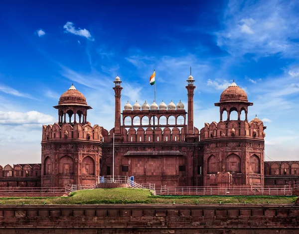 Red Fort (Lal Qila). Delhi, Índia — Fotografia de Stock