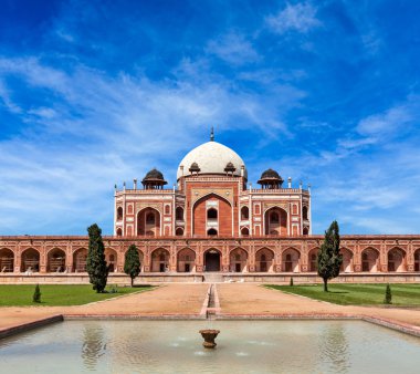 Humayuns mezar. Delhi, Hindistan