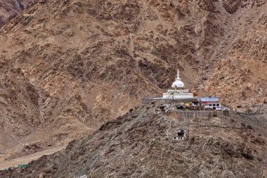Shanti Stupa, Leh clipart