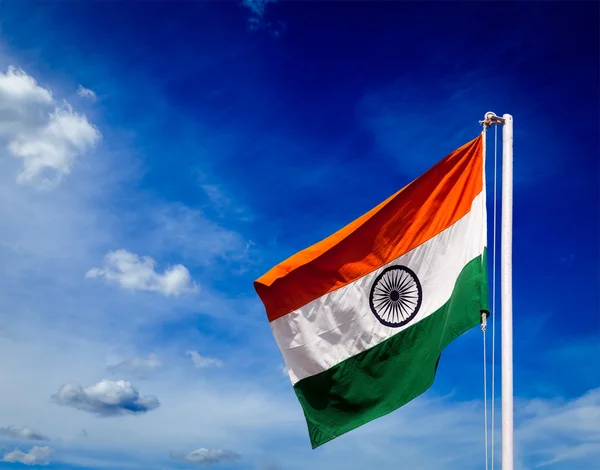 Bandeira da Índia da Índia — Fotografia de Stock