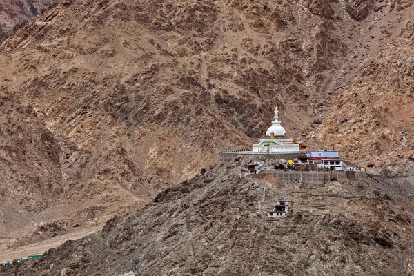 Shanti Stupa, Leh — Zdjęcie stockowe