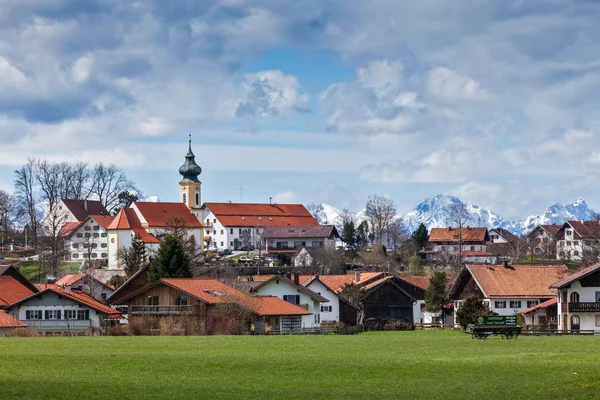 Land und Dorf in Deutschland — Stockfoto