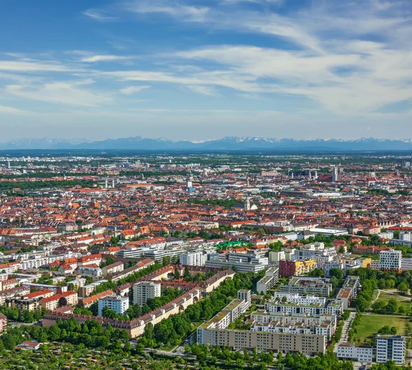 Luftaufnahme von München — Stockfoto