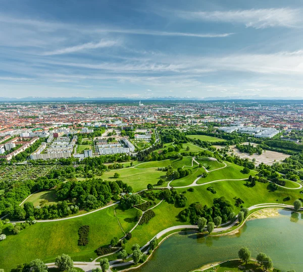 Vista aérea de Olympiapark — Fotografia de Stock