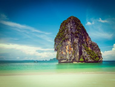 pranang plaj. Krabi, Tayland