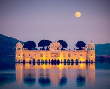 Jal mahal (su Sarayı). Jaipur, İstanbul, Türkiye