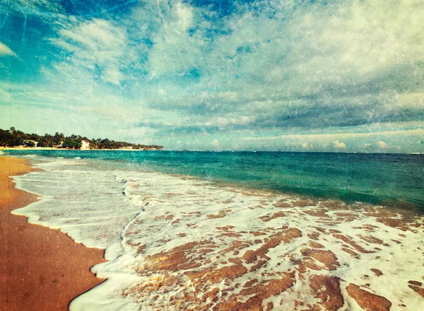 Idyllic beach. Sri Lanka — Stock Photo, Image