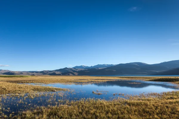 Lago Tso Moriri no Himalaia, Ladaque, Índia — Fotografia de Stock