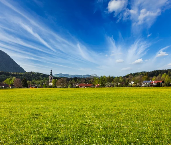 Tyska landsbygden och byn — Stockfoto