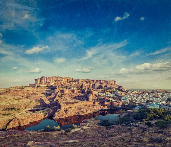 Mehrangarh 堡，焦特布尔，拉贾斯坦邦印度 — 图库照片