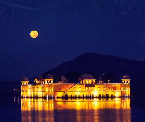 JAL mahal (Pałac na wodzie). Jaipur, Radżastan, Indie — Zdjęcie stockowe