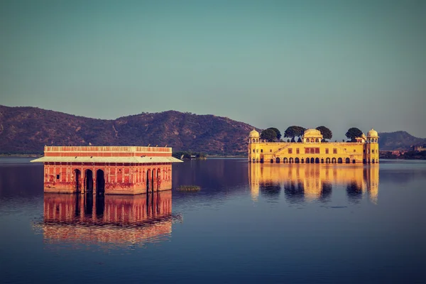 Jal mahal (vodní palác). Jaipur, rajasthan, Indie — Stock fotografie