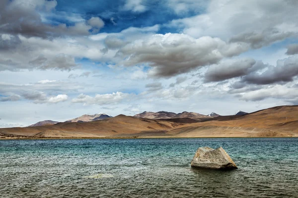Sjön Tso Moriri, Ladakh — Stockfoto
