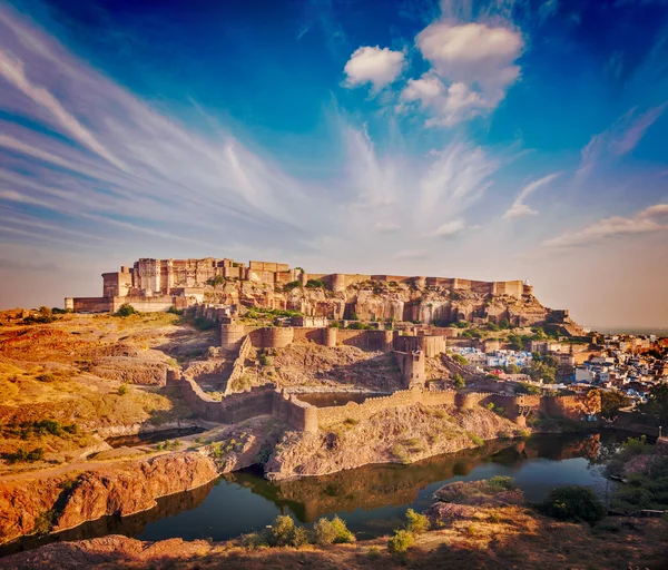 Mehrangarh φρούριο, Τζοντπούρ, Ρατζαστάν, Ινδία — Φωτογραφία Αρχείου