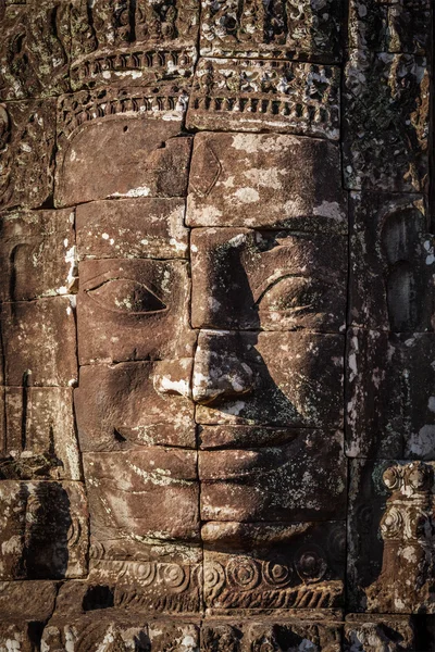 戎寺，吴哥，柬埔寨的脸 — 图库照片
