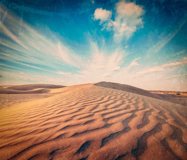 Dunas del desierto de Thar, Rajastán, India — Foto de Stock