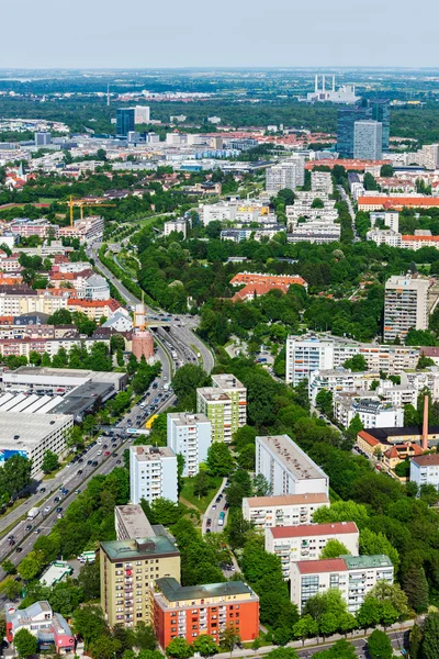 Münih hava görünümünü. Münih, Bavyera, Almanya — Stok fotoğraf