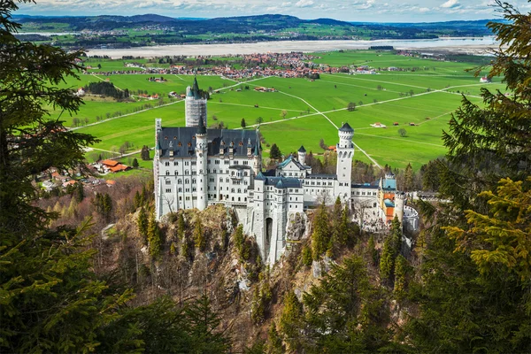 Castillo de Neuschwanstein, Alemania — Foto de Stock