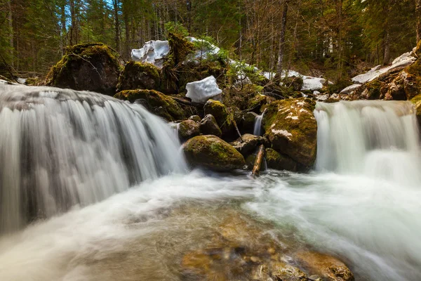 Каскад з sibli-wasserfall. rottach-egern, Баварія, Німеччина — стокове фото