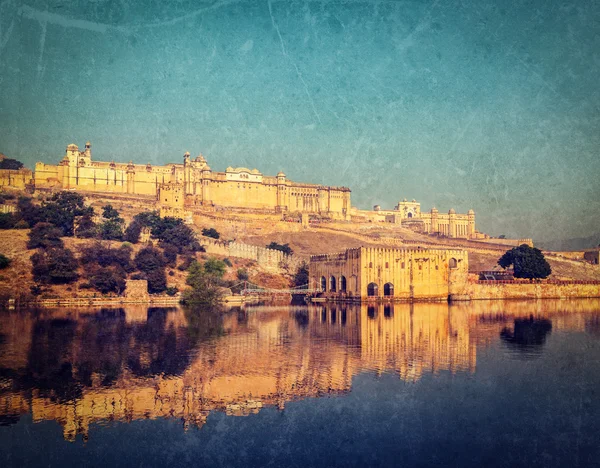 Forte di Amer (Ambra), Rajasthan, India — Foto Stock