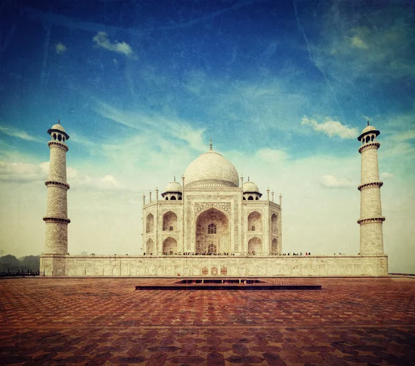 Taj mahal, agra, indie — Stock fotografie