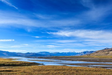 teknik destek moriri gölde Himalayalar, ladakh, Hindistan