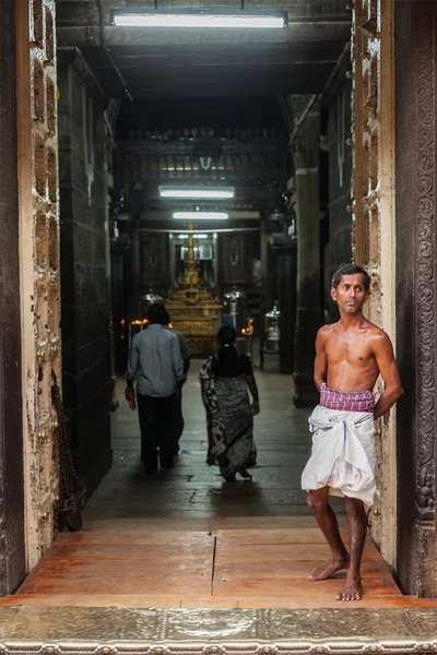 身份不明的印度婆罗门 — 图库照片