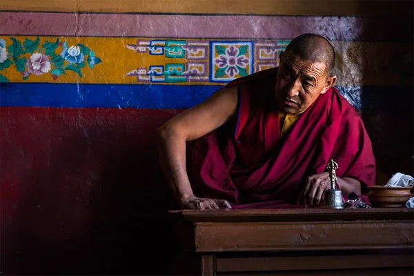 藏族佛教和尚 — 图库照片