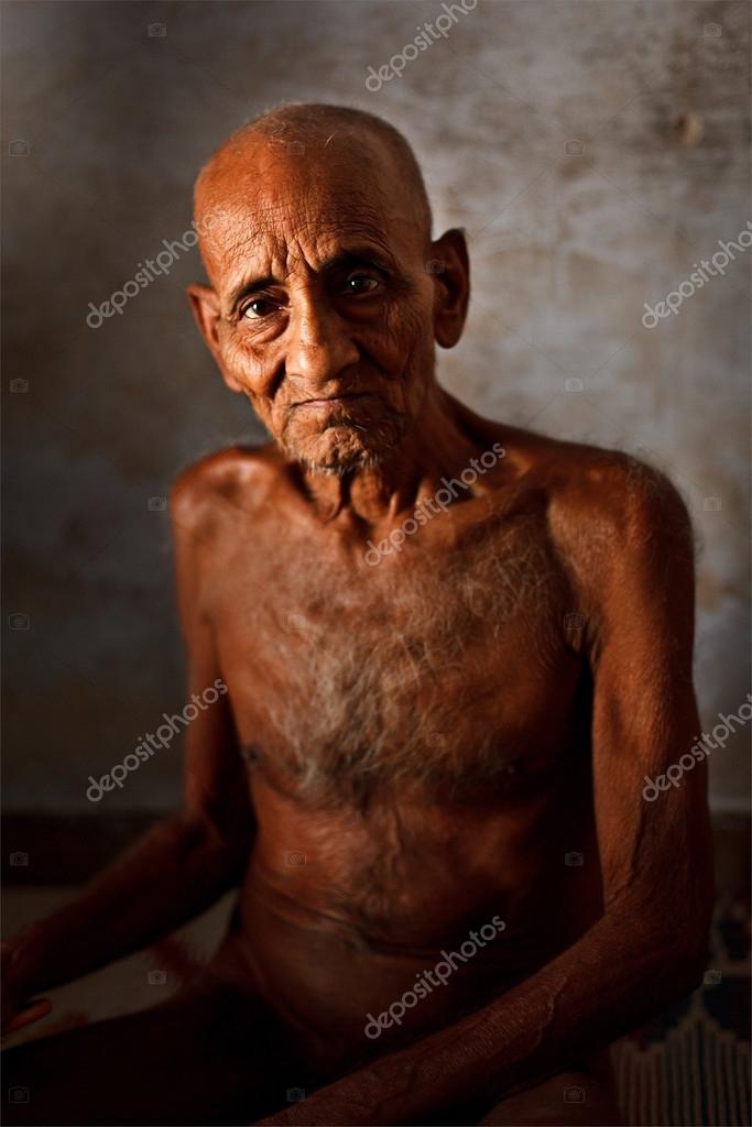 Jain monk of Digambara (skyclad) sect Stock Editorial Photo