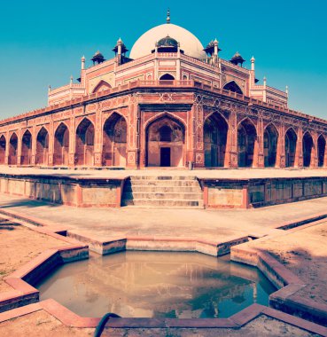 Humayuns mezar. Delhi, Hindistan