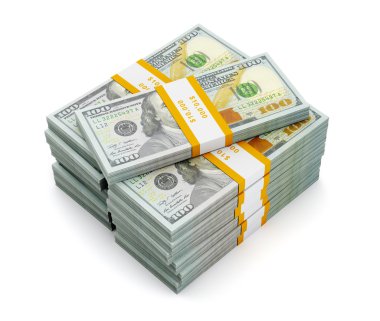 yeni 100 ABD Doları yığını