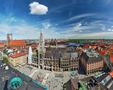 Aerial view of Munich, Germany clipart