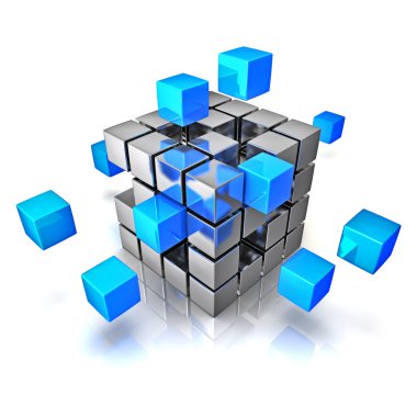 Ekip çalışması internet iletişim iş kavramı