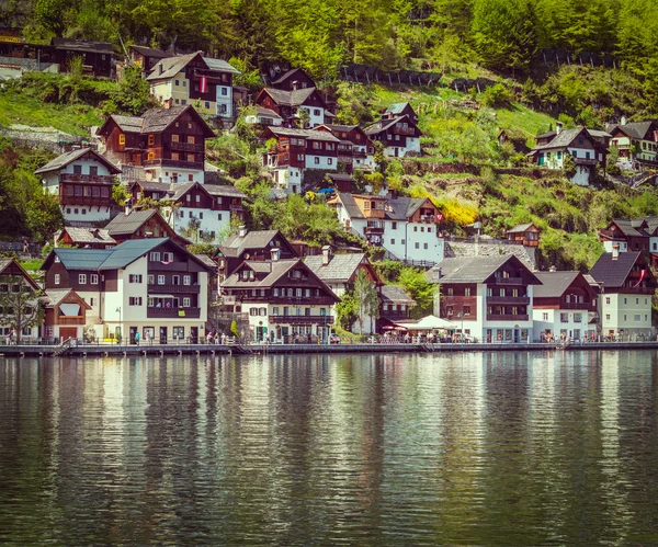 Aldeia Hallstatt, Áustria — Fotografia de Stock