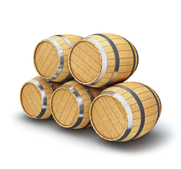 Wooden barrel — Stock Photo, Image