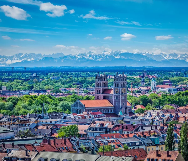 Luchtfoto van München — Stockfoto