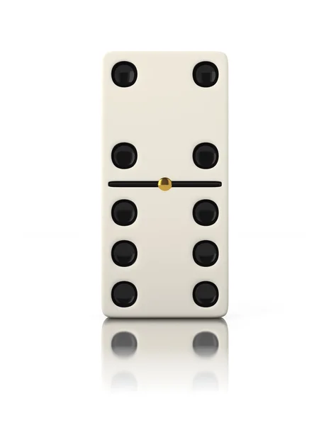 Domino game bone close up — Stock Photo, Image