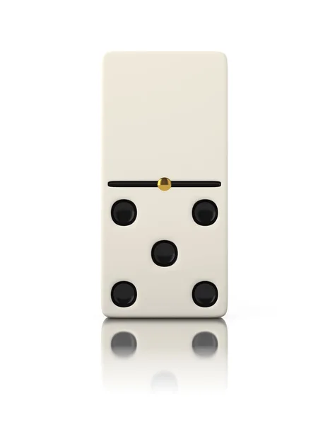 Domino game bone close up — Stock Photo, Image