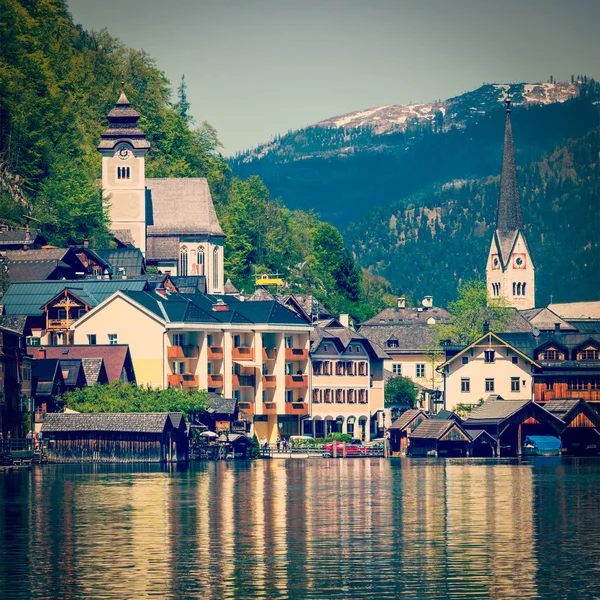 오스트리아의 할 스타트 마을 — 스톡 사진