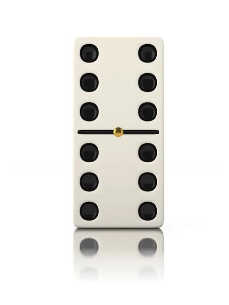 Domino spel bot close-up — Stockfoto