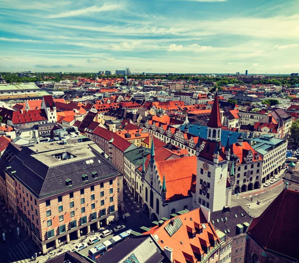Vue aérienne de Munich — Photo
