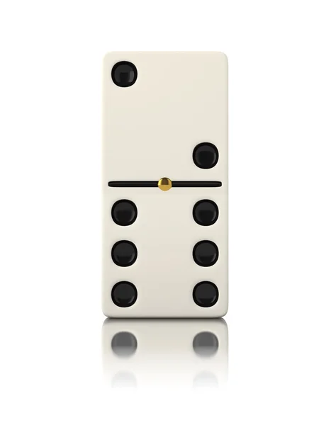 Domino spel bot close-up — Stockfoto